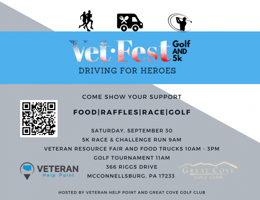 Image: VetFest Golf and 5k Flyer