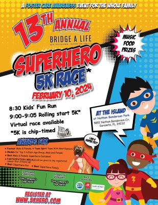 Image: Superhero Run Flyer